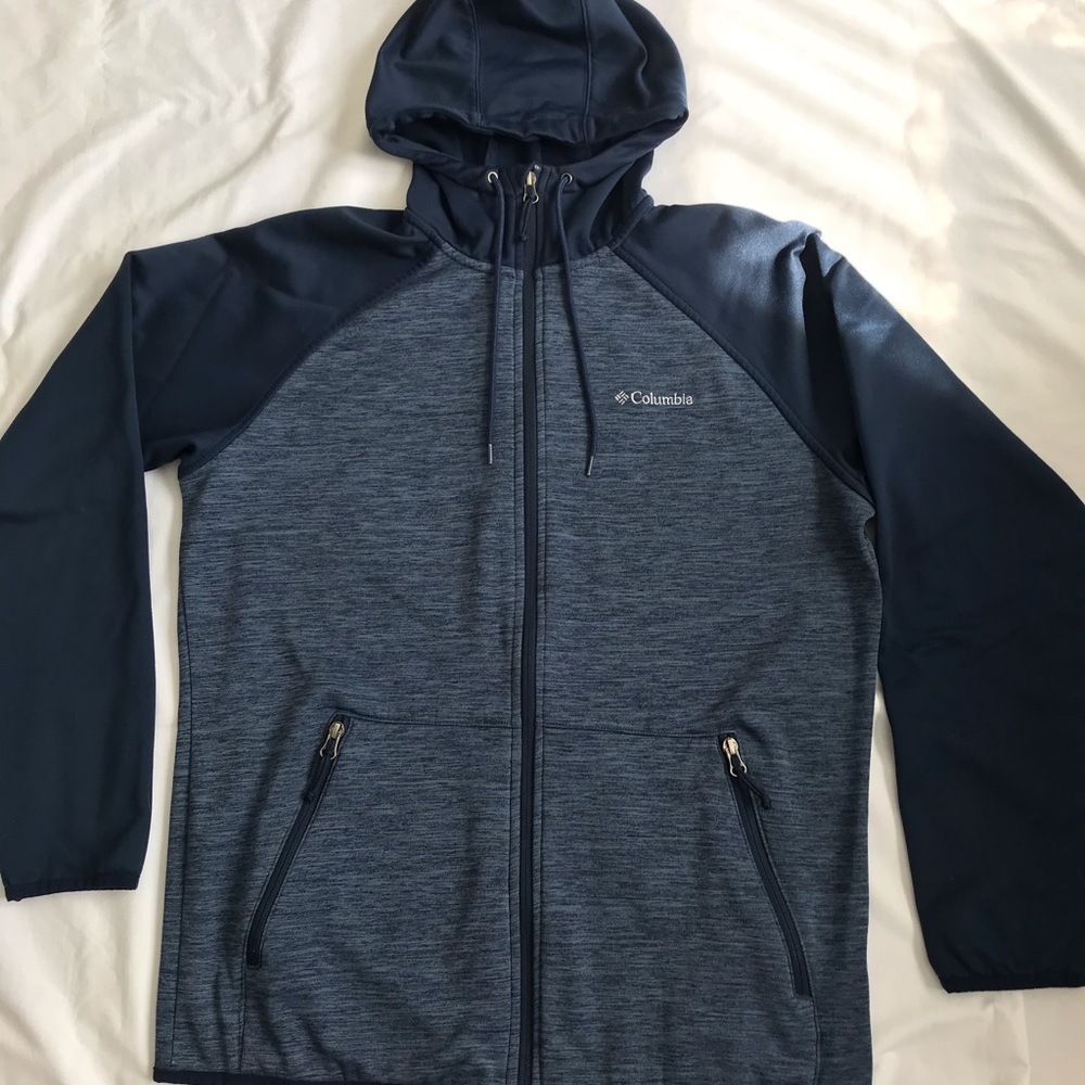 Mens Size M Columbia Zipped Hoodie Sweatshirt